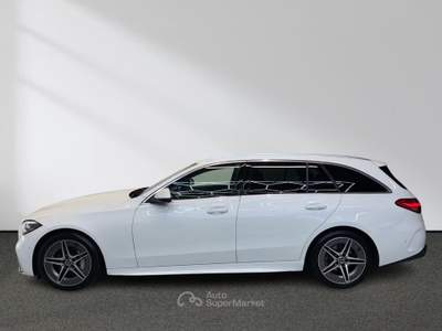 Mercedes-Benz Classe C C 200 d AMG Line ADVANCED LED CAMERA MBUX Bianco usata Serravalle