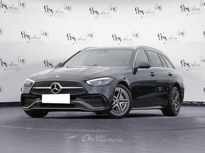 Mercedes-Benz Classe C C180 T AMG Camera Led 18" Mbux Nero usata Serravalle