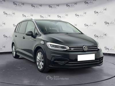 Volkswagen Touran 1.5 TSI R-LINE DSG CAMERA LED NAVI Nero usata Serravalle