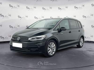 Volkswagen Touran 1.5 TSI R-LINE DSG CAMERA LED NAVI Nero usata Serravalle