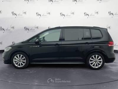 Volkswagen Touran 1.5 TSI R-LINE DSG CAMERA LED NAVI Nero usata Serravalle
