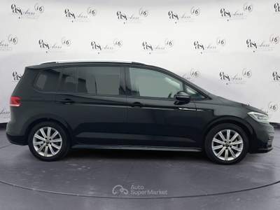 Volkswagen Touran 1.5 TSI R-LINE DSG CAMERA LED NAVI Nero usata Serravalle
