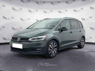 Volkswagen Touran 1.5 TSI HIGHLINE DSG LED MATRIX TETTO BLACK STYLE NAVI COCKPIT Grigio usata Serravalle