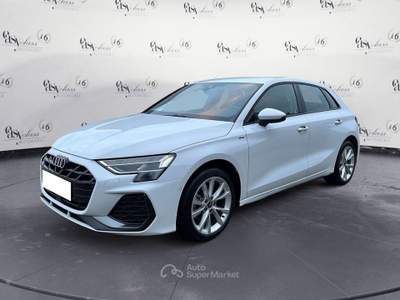 Audi A3 A3 SPB 35 TFSI S tronic S line edition Navi Led Camera Bianco usata Serravalle