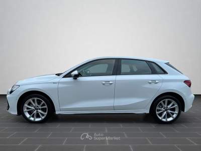 Audi A3 A3 SPB 35 TFSI S tronic S line edition Navi Led Camera Bianco usata Serravalle