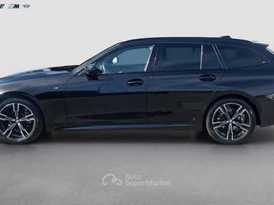 BMW Serie 3 Gran Turismo 318d 318d 48V MSport Touring auto Camera 18" Live Cockpit Nero usata Serravalle