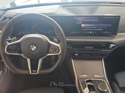 BMW Serie 3 Gran Turismo 318d 318d 48V MSport Touring auto Camera 18" Live Cockpit Nero usata Serravalle