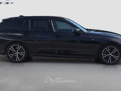 BMW Serie 3 Gran Turismo 318d 318d 48V MSport Touring auto Camera 18" Live Cockpit Nero usata Serravalle