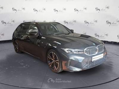 BMW Serie 3 Gran Turismo 318d 318d 48V MSport Touring auto Camera 18" Live Cockpit Nero usata Serravalle