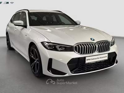 BMW Serie 3 Gran Turismo 318d 318d 48V MSport Touring auto 18" Camera Live Cockpit Bianco usata Serravalle