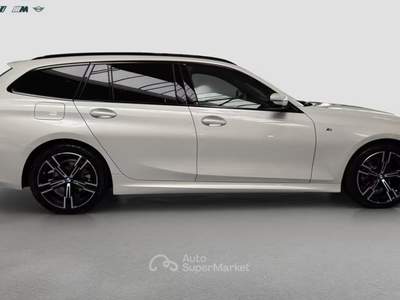BMW Serie 3 Gran Turismo 318d 318d 48V MSport Touring auto 18" Camera Live Cockpit Bianco usata Serravalle