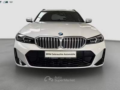 BMW Serie 3 Gran Turismo 318d 318d 48V MSport Touring auto 18" Camera Live Cockpit Bianco usata Serravalle