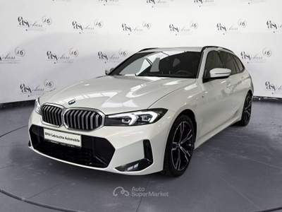 BMW Serie 3 Gran Turismo 318d 318d 48V MSport Touring auto 18" Camera Live Cockpit Bianco usata Serravalle