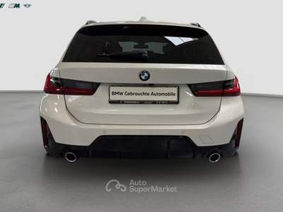 BMW Serie 3 Gran Turismo 318d 318d 48V MSport Touring auto 18" Camera Live Cockpit Bianco usata Serravalle