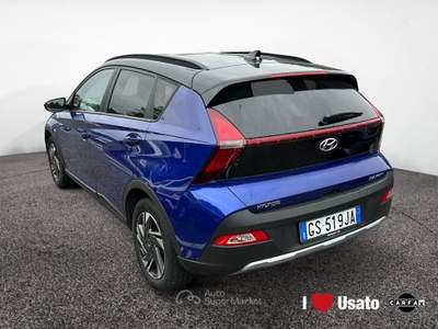 Hyundai Bayon 1.0 t-gdi 48V Exclusive imt Blu/Azzurro usata Roma