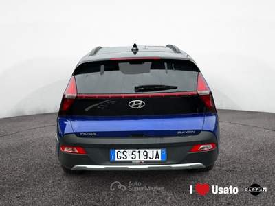 Hyundai Bayon 1.0 t-gdi 48V Exclusive imt Blu/Azzurro usata Roma