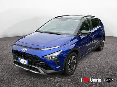 Hyundai Bayon 1.0 t-gdi 48V Exclusive imt Blu/Azzurro usata Roma