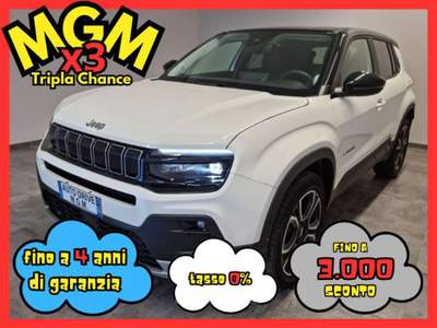 Jeep Avenger 1.2 Turbo 100 CV Summit Bianco usata Erba