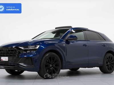 Audi Q8 3.0 TDI Tiptronic Sline quattro Blu/Azzurro usata Cantù