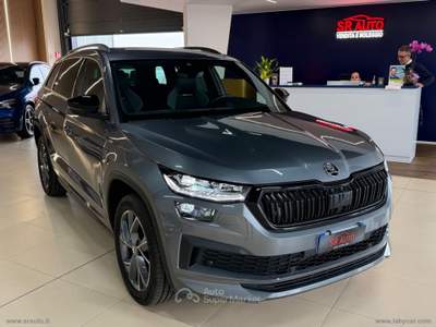 Skoda Kodiaq Kodiaq 2.0 TDI EVO SCR 200 4x4 DSG SLine Grigio usata Osio Sopra