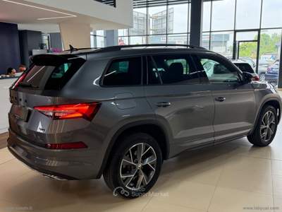 Skoda Kodiaq Kodiaq 2.0 TDI EVO SCR 200 4x4 DSG SLine Grigio usata Osio Sopra