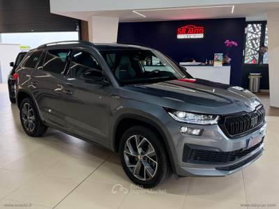 Skoda Kodiaq Kodiaq 2.0 TDI EVO SCR 200 4x4 DSG SLine Grigio usata Osio Sopra
