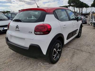 Citroen C3 1.2 EAT6 S&S Feel Pack GPL CARPLAY,CRUISE,CLIMA Bianco usata Roma