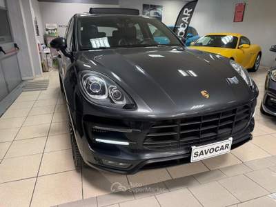 Porsche Macan Porsche Macan Turbo Unico Proprietario Grigio usata Crema