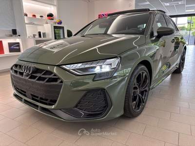Audi A3 A3 SPB 1.5 tfsi mhev S line edition 150cv s-tronic Identity Black Verde usata Meda