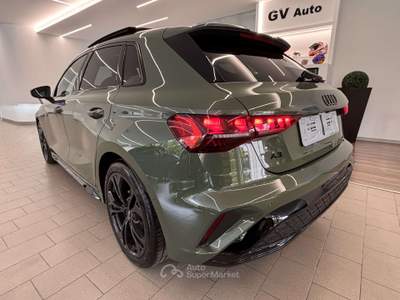 Audi A3 A3 SPB 1.5 tfsi mhev S line edition 150cv s-tronic Identity Black Verde usata Meda