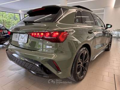 Audi A3 A3 SPB 1.5 tfsi mhev S line edition 150cv s-tronic Identity Black Verde usata Meda