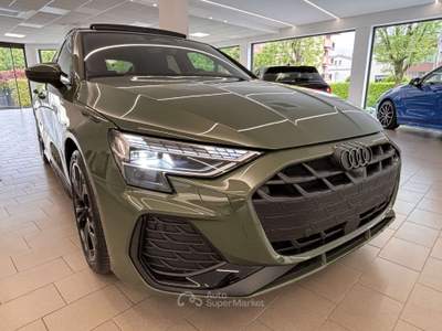 Audi A3 A3 SPB 1.5 tfsi mhev S line edition 150cv s-tronic Identity Black Verde usata Meda
