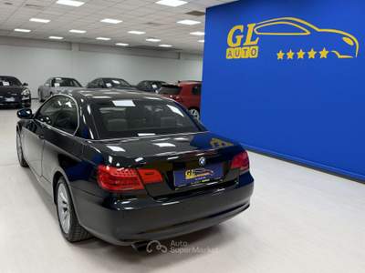 BMW Serie 3 320i 320 i 170 CV CABRIOLET**MANUALE**BOOK SERVICE**FULL OPTIONAL*MERAVIGLIOSA* Nero usata Ciserano