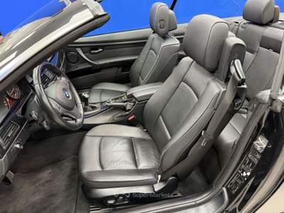 BMW Serie 3 320i 320 i 170 CV CABRIOLET**MANUALE**BOOK SERVICE**FULL OPTIONAL*MERAVIGLIOSA* Nero usata Ciserano