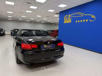 BMW Serie 3 320i 320 i 170 CV CABRIOLET**MANUALE**BOOK SERVICE**FULL OPTIONAL*MERAVIGLIOSA* Nero usata Ciserano