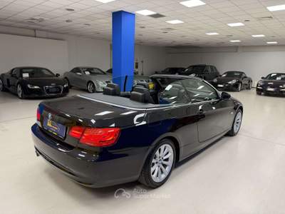 BMW Serie 3 320i 320 i 170 CV CABRIOLET**MANUALE**BOOK SERVICE**FULL OPTIONAL*MERAVIGLIOSA* Nero usata Ciserano