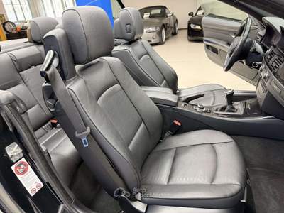 BMW Serie 3 320i 320 i 170 CV CABRIOLET**MANUALE**BOOK SERVICE**FULL OPTIONAL*MERAVIGLIOSA* Nero usata Ciserano