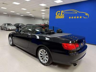 BMW Serie 3 320i 320 i 170 CV CABRIOLET**MANUALE**BOOK SERVICE**FULL OPTIONAL*MERAVIGLIOSA* Nero usata Ciserano