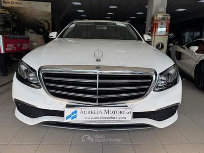 Mercedes-Benz Classe E E 220 d S.W. Auto Exclusive SOLI 56.000 KM REALI PERFETTA PARI AL NUOVO!!!! Bianco usata Viareggio