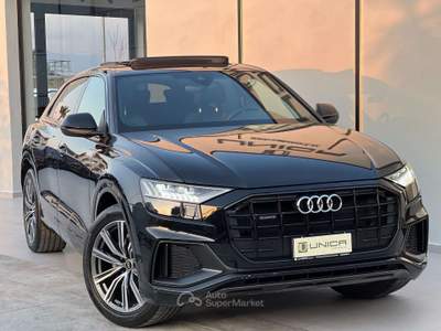Audi Q8 50 TDI 3.0 286 CV S-LINE QUATTRO UNIPRO IVA ESPOST Nero usata Pomigliano d'Arco