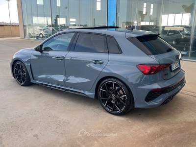 Audi A3 RS3 Sportback 2.5 tfsi quattro s-tronic - SUPER OFFERTA T-STOCK Grigio usata Gela