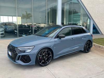 Audi A3 RS3 Sportback 2.5 tfsi quattro s-tronic - SUPER OFFERTA T-STOCK Grigio usata Gela