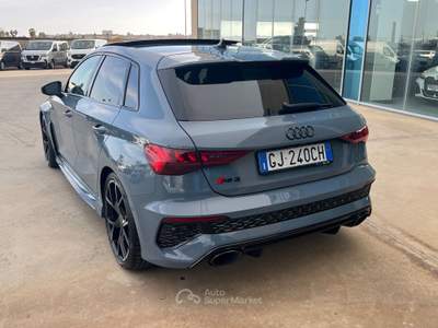 Audi A3 RS3 Sportback 2.5 tfsi quattro s-tronic - SUPER OFFERTA T-STOCK Grigio usata Gela