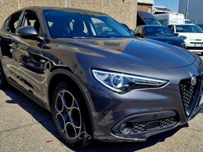Alfa Romeo Stelvio MAI TROPPI KM PER UNA STELVIO - KM PERCORSI TUTTI IN AUTOSTRADA Grigio usata San Donato Milanese