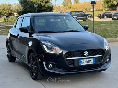 Suzuki Swift 1.2 HYBRID TOP+NAVI+RETROCAMERA+CERCHI BLACK Nero usata Civitavecchia