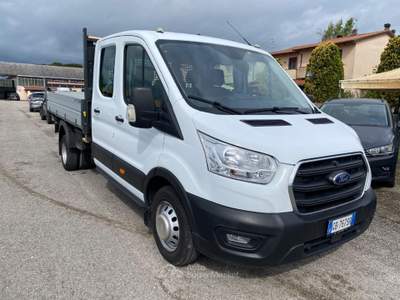 Ford Transit 350 2.0 TDCi MHEV Cas. trilat. dop cabina 7 posti Bianco usata Sinalunga