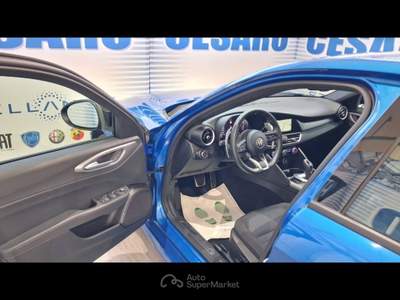 Alfa Romeo Giulia 2.0 t Sprint Q4 280cv auto Blu/Azzurro usata Pont-Saint-Martin