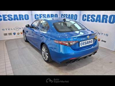 Alfa Romeo Giulia 2.0 t Sprint Q4 280cv auto Blu/Azzurro usata Pont-Saint-Martin