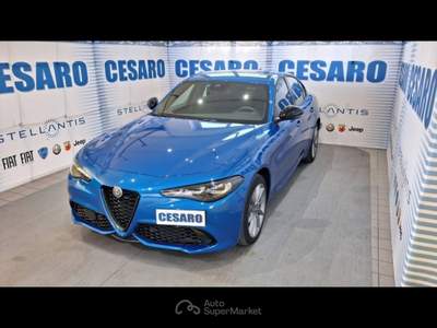 Alfa Romeo Giulia 2.0 t Sprint Q4 280cv auto Blu/Azzurro usata Pont-Saint-Martin