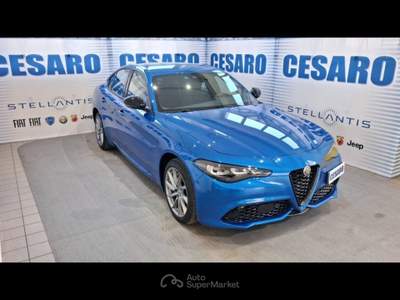 Alfa Romeo Giulia 2.0 t Sprint Q4 280cv auto Blu/Azzurro usata Pont-Saint-Martin